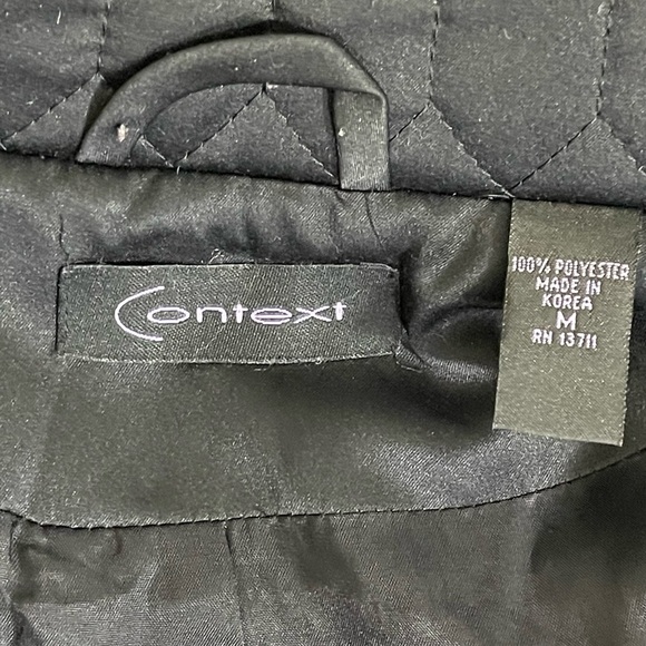 Context sz med black quilted vest in very soft fabric - Picture 11 of 12